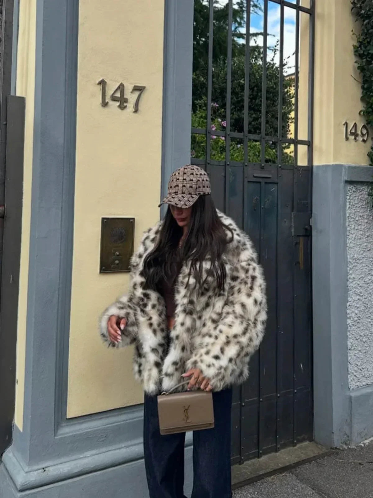 WW | Leopard Faux Fur Jacket