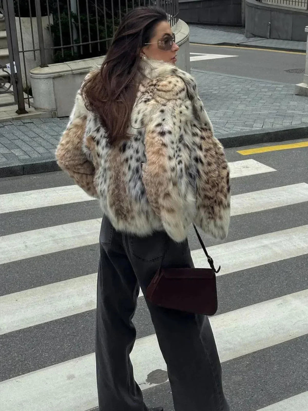 WW | Leopard Faux Fur Jacket