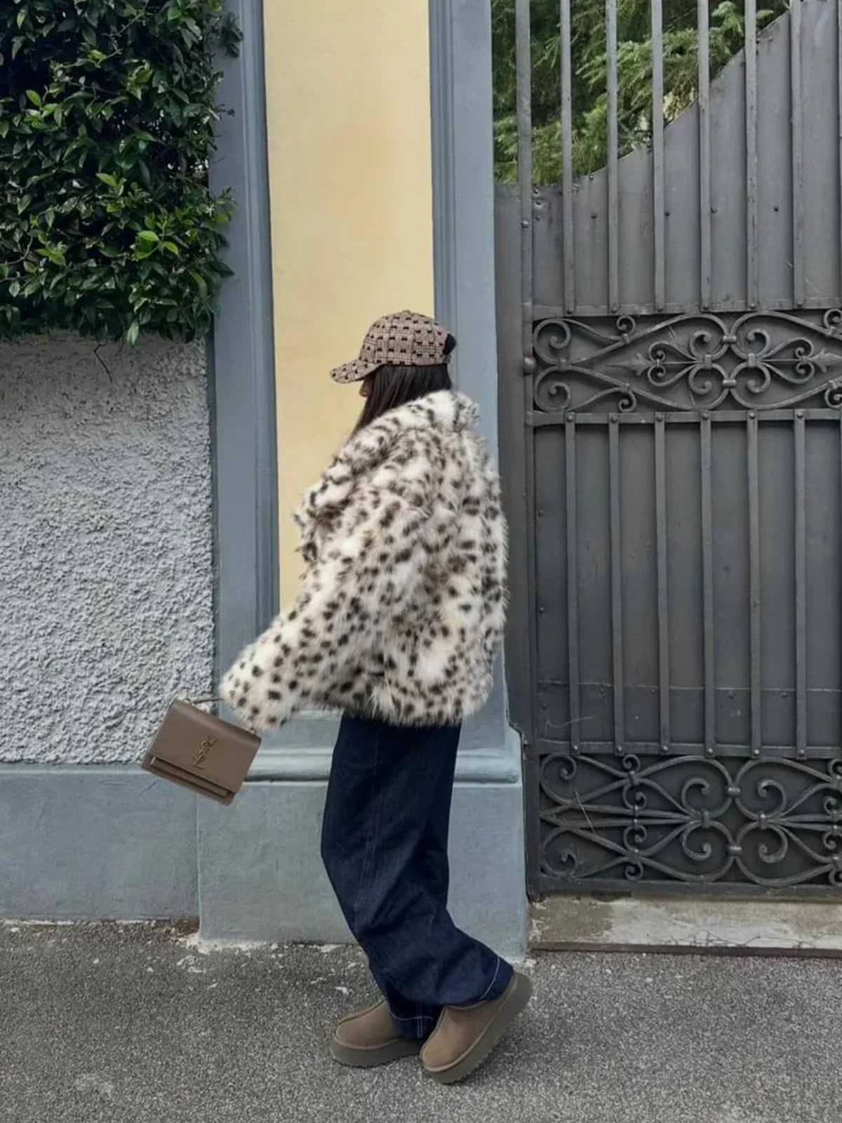 WW | Leopard Faux Fur Jacket