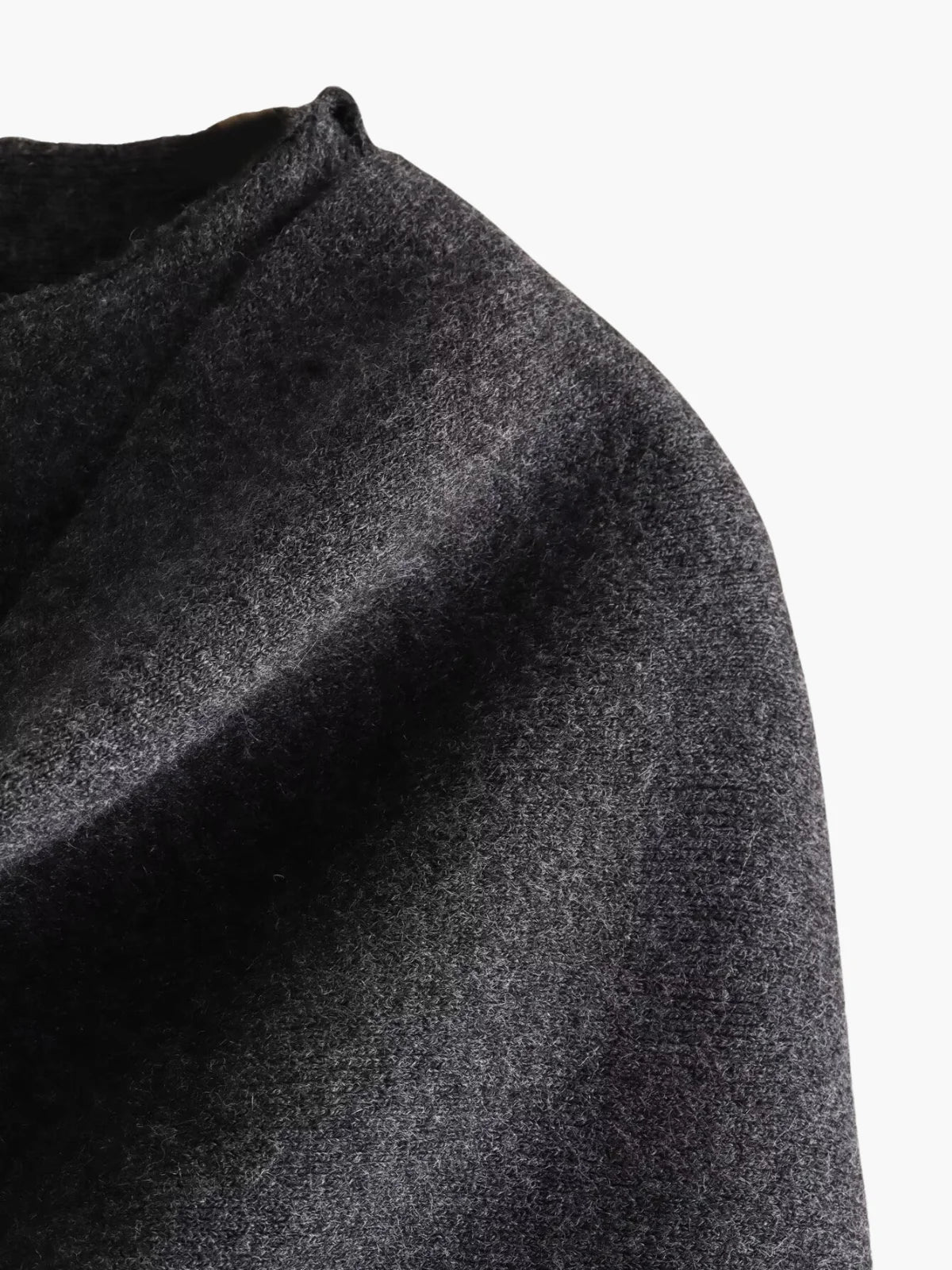 WW | Wool Blend Scarf Wrap Jacket