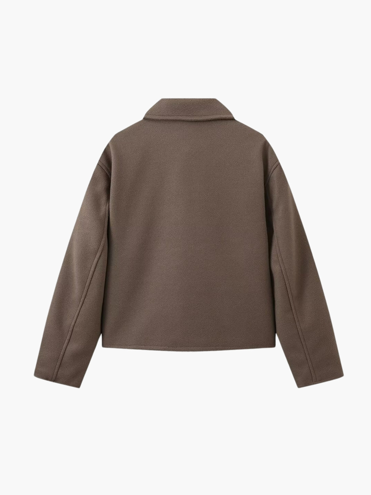 WW | Passform Woll Zip-Up Bomberjacke