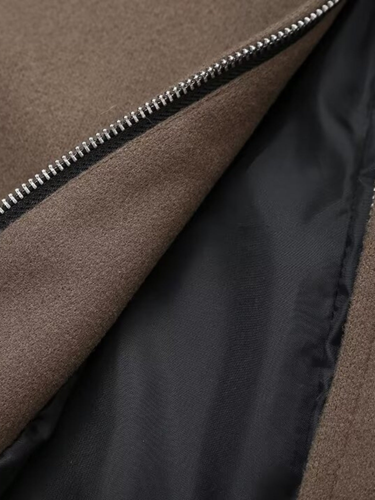 WW | Passform Woll Zip-Up Bomberjacke