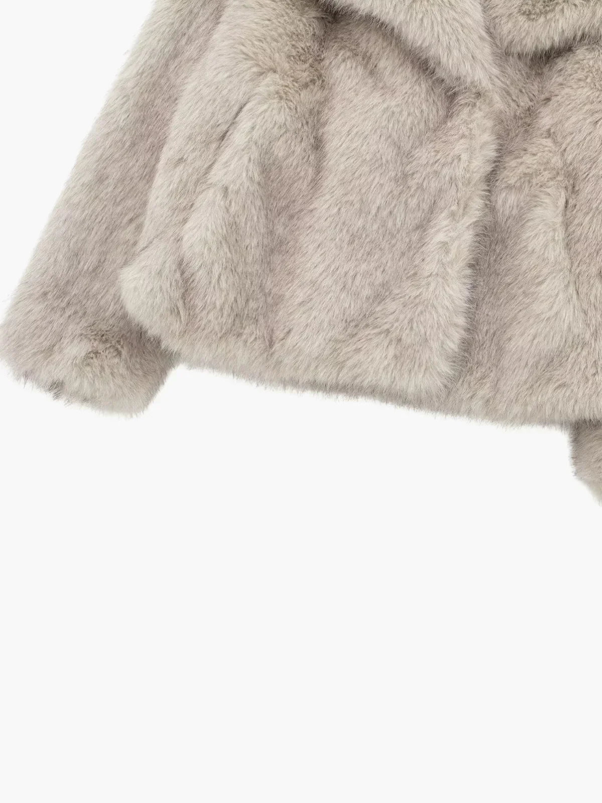 WW | Sheepskin Faux Fur Open-Front Jacket