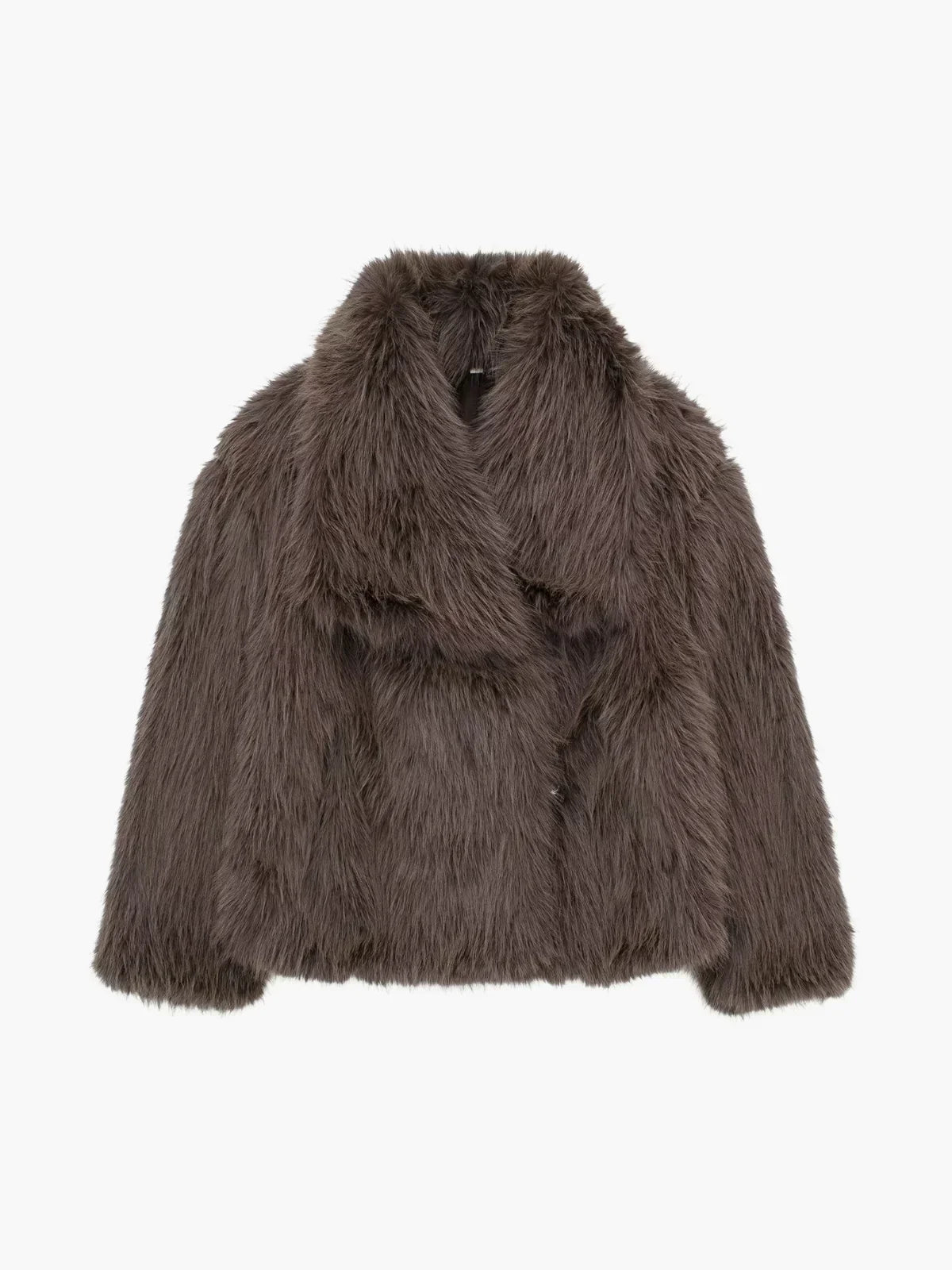 WW | Sheepskin Faux Fur Open-Front Jacket