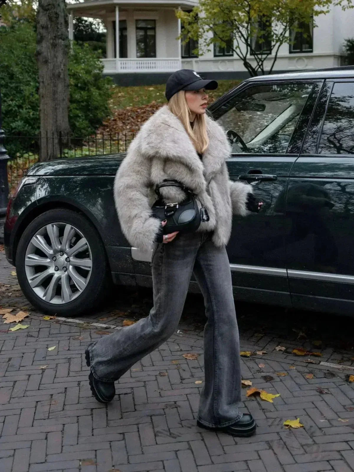 WW | Sheepskin Faux Fur Open-Front Jacket