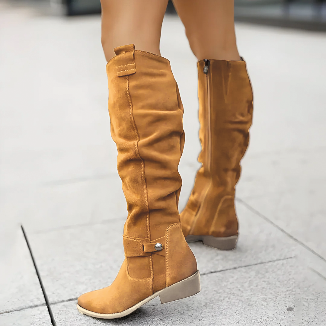 WW | Suede knee-high boots
