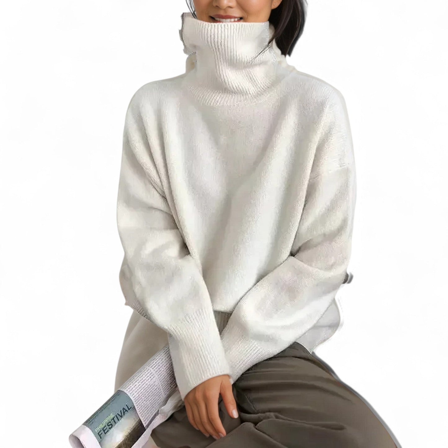 WW | Cashmere turtleneck sweater