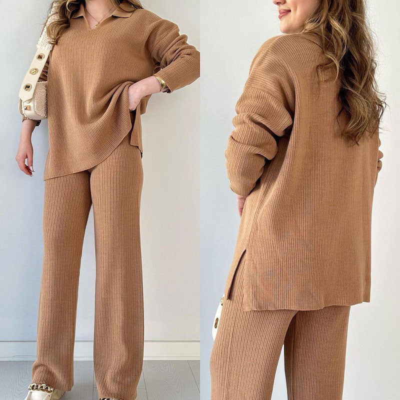WW | Casual Knit Set Stylish & Comfortable Ensemble