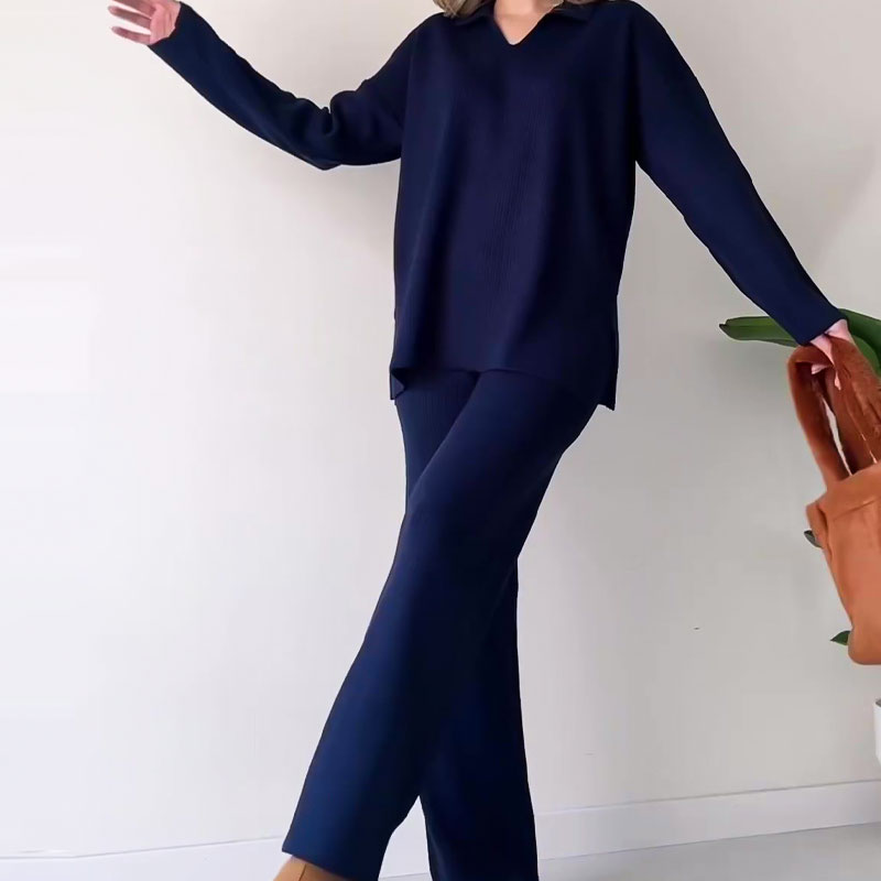 WW | Casual Knit Set Stylish & Comfortable Ensemble
