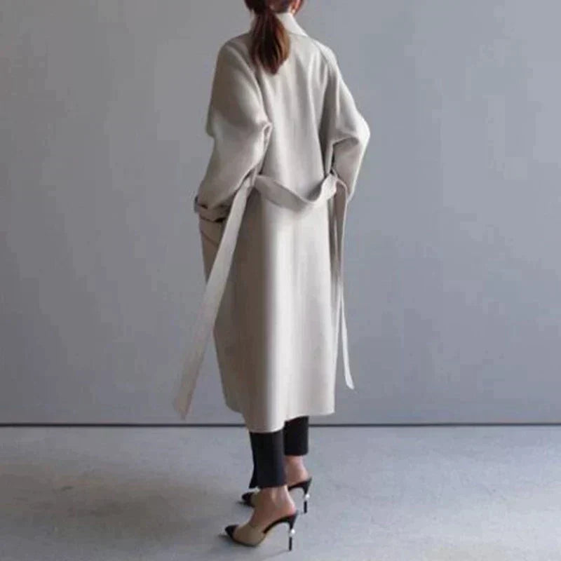 WW | Long Wool Coat Elegant, Warm, Premium Quality