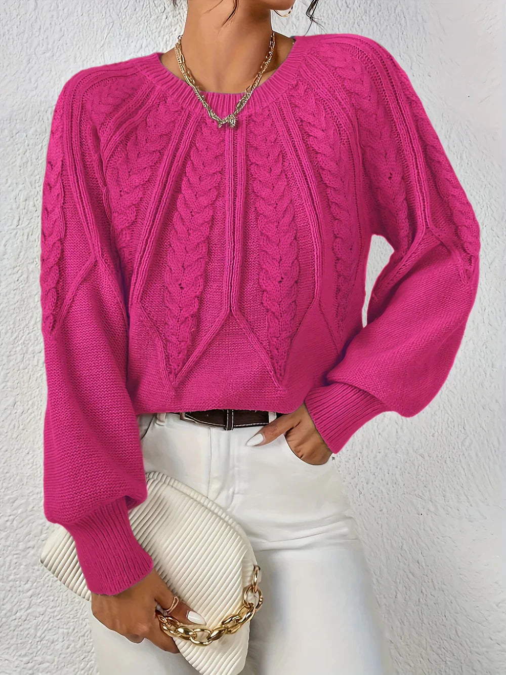 WW | Cable Knit Sweater Cozy, Stylish & Durable