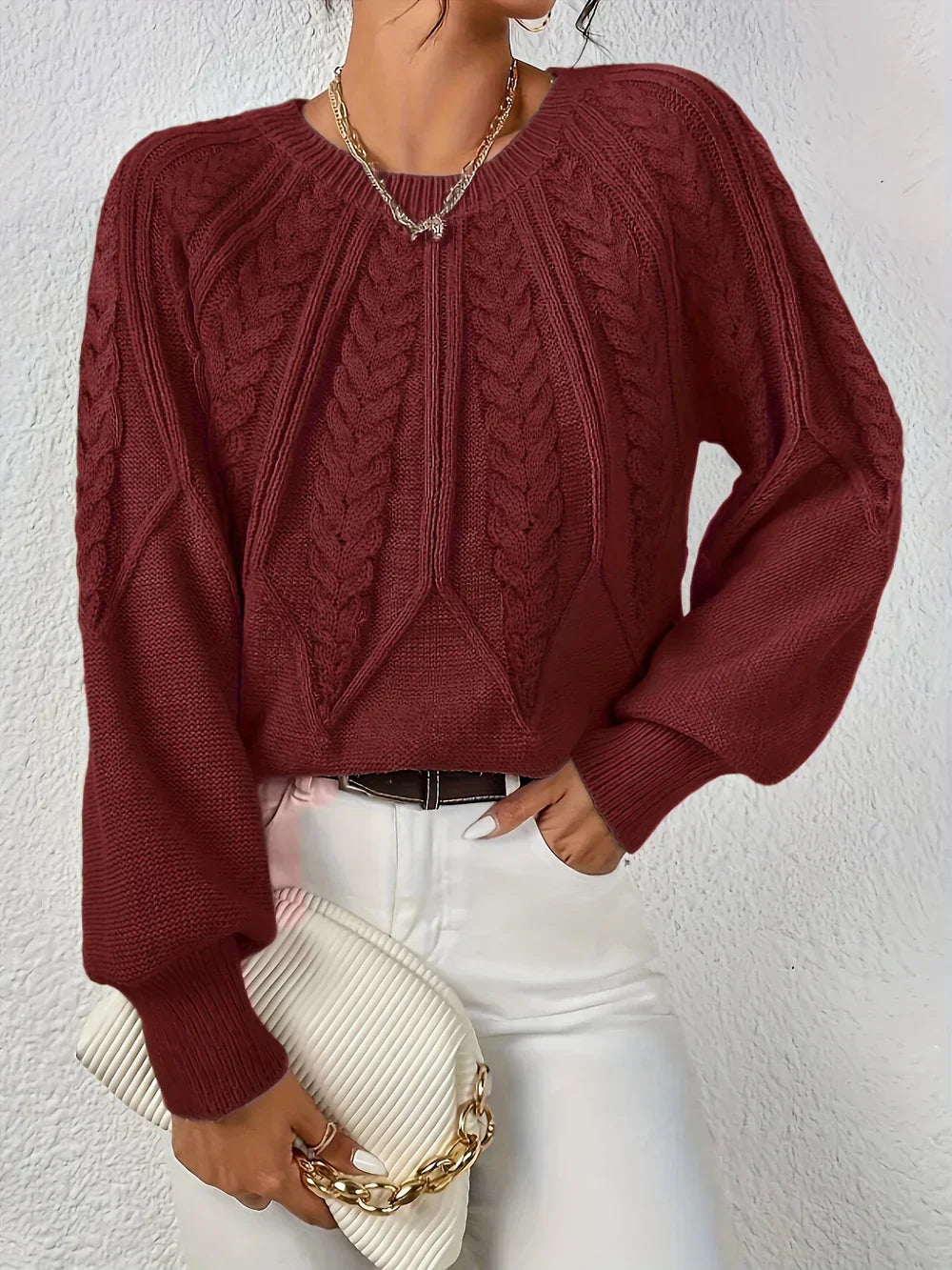 WW | Cable Knit Sweater Cozy, Stylish & Durable