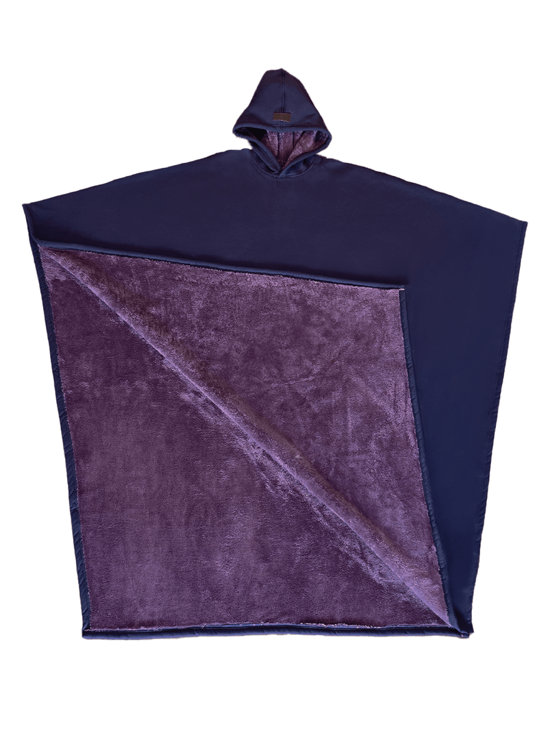 WW | Luxurious Hooded Fleece Poncho for Ultimate Comfort