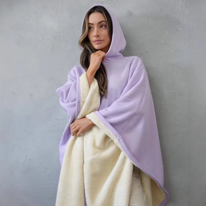 WW | Trendy Hoodie Cloak Robe