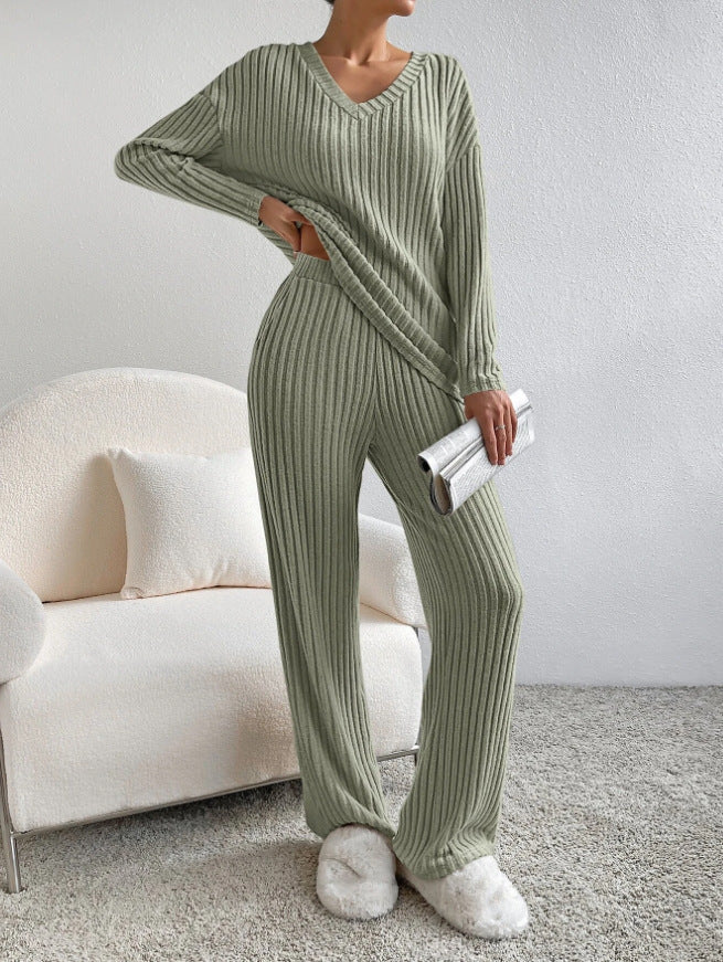 WW | Ribbed Knit Lounge Set Cozy, Stylish & Versatile