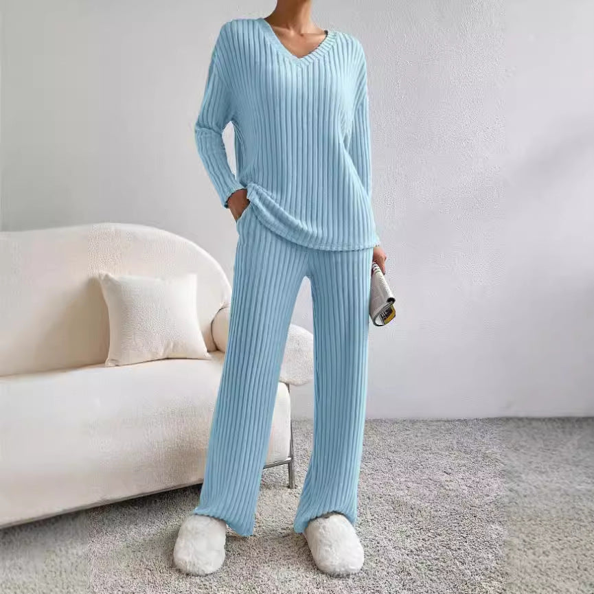 WW | Ribbed Knit Lounge Set Cozy, Stylish & Versatile