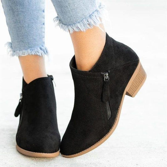 WW | Stilvolle Lederorthopädische Stiefel für Frauen
