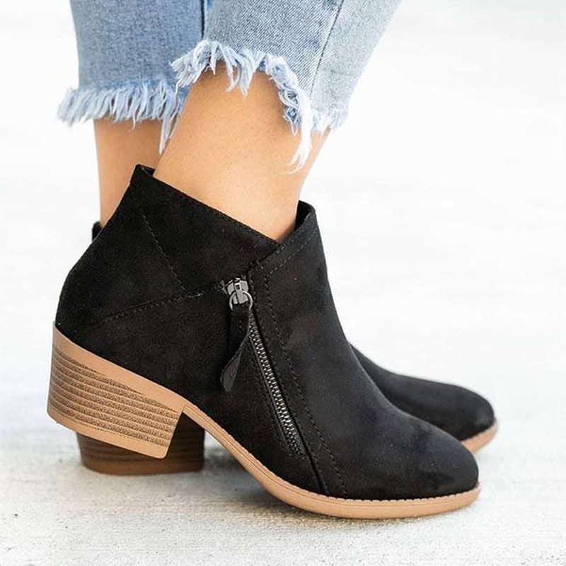 WW | Stylish Leather Orthopedic Boots for Women