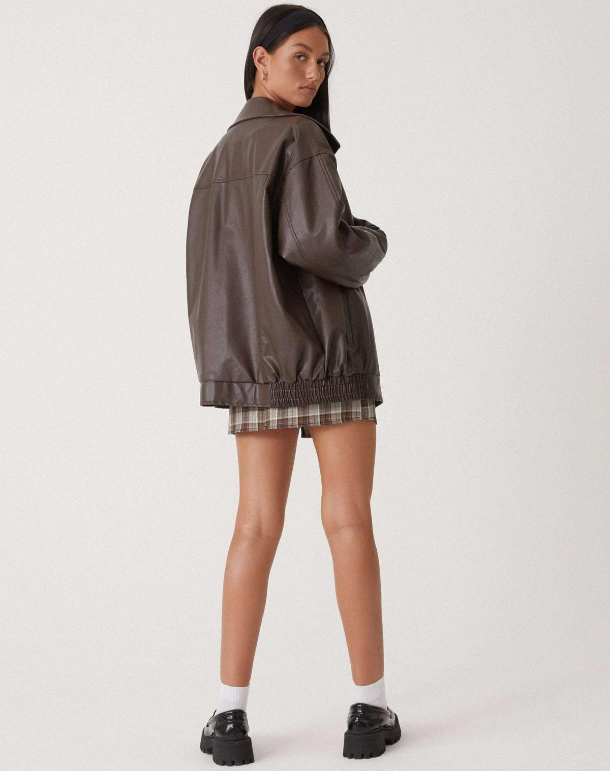 WW | Classic PU Leather Jacket Stylish & Durable