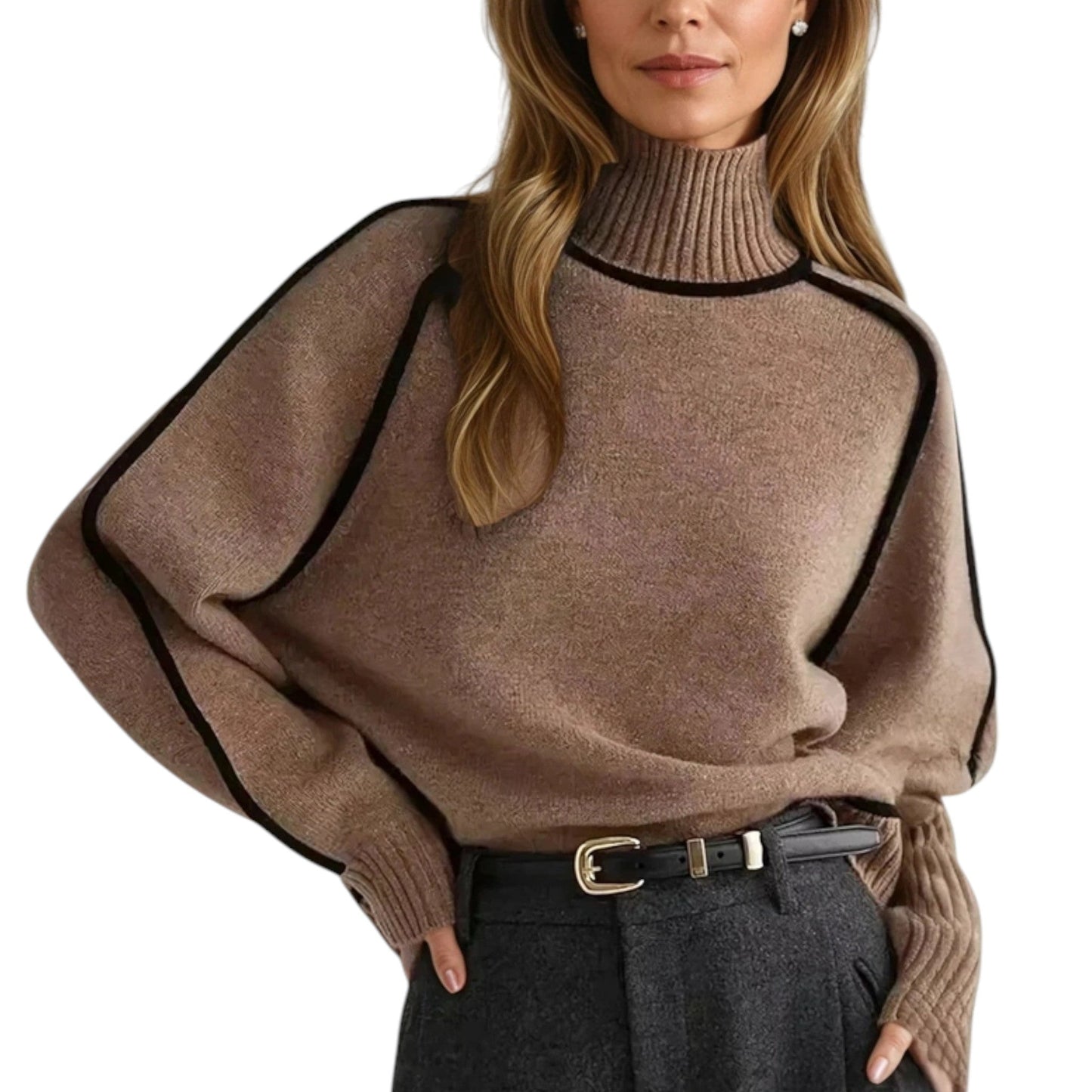 WW | Luxuriöser Cashmere Couture Rollkragenpullover