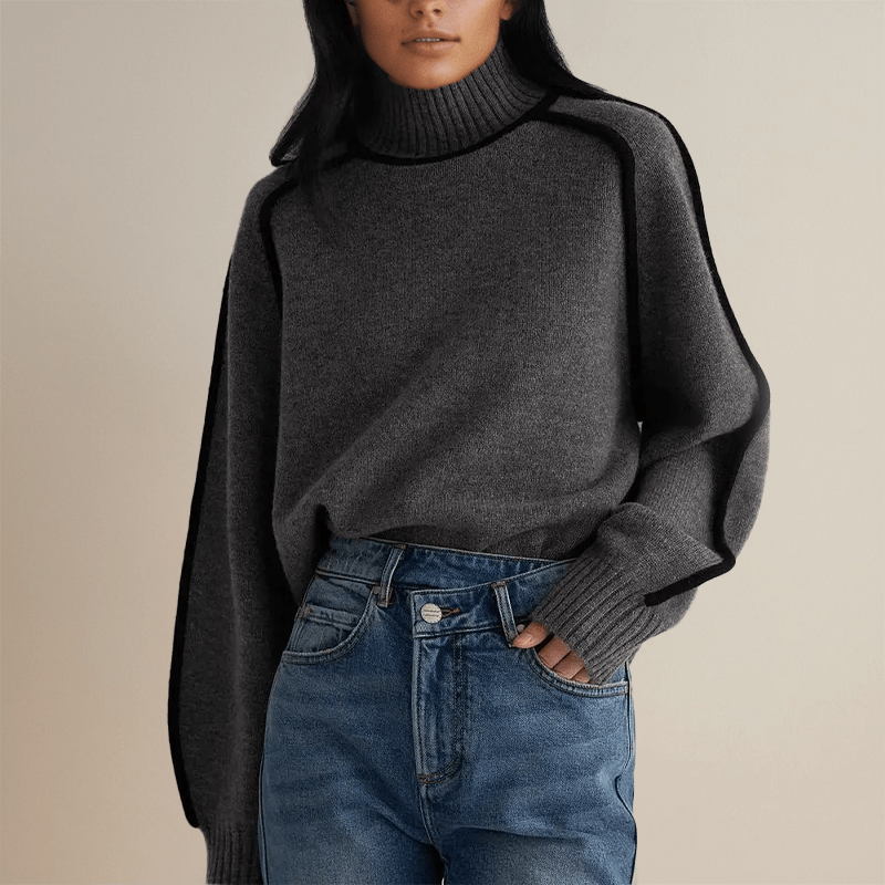 WW | Luxuriöser Cashmere Couture Rollkragenpullover