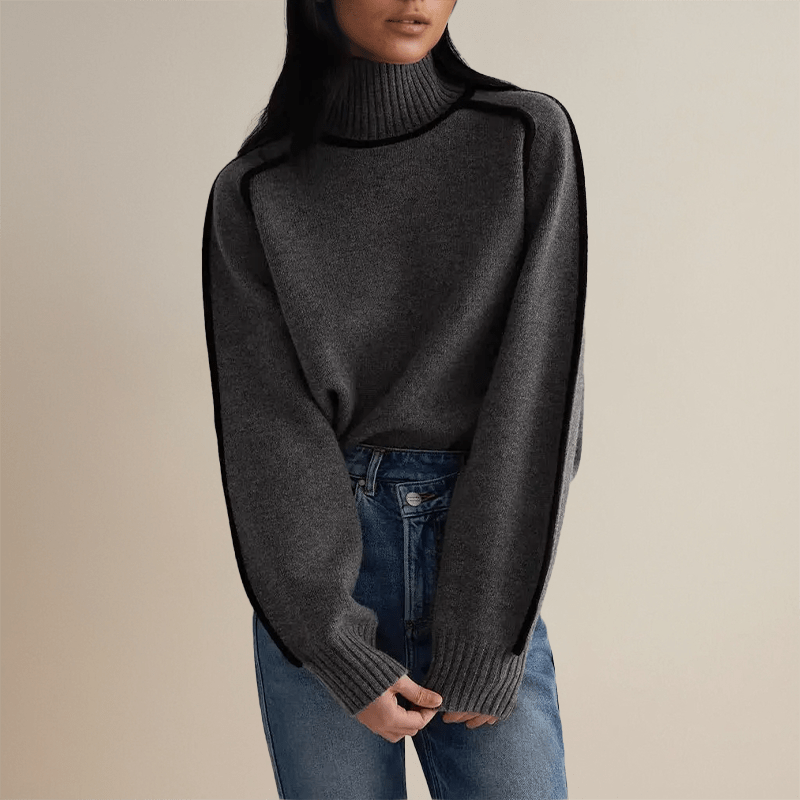 WW | Luxuriöser Cashmere Couture Rollkragenpullover