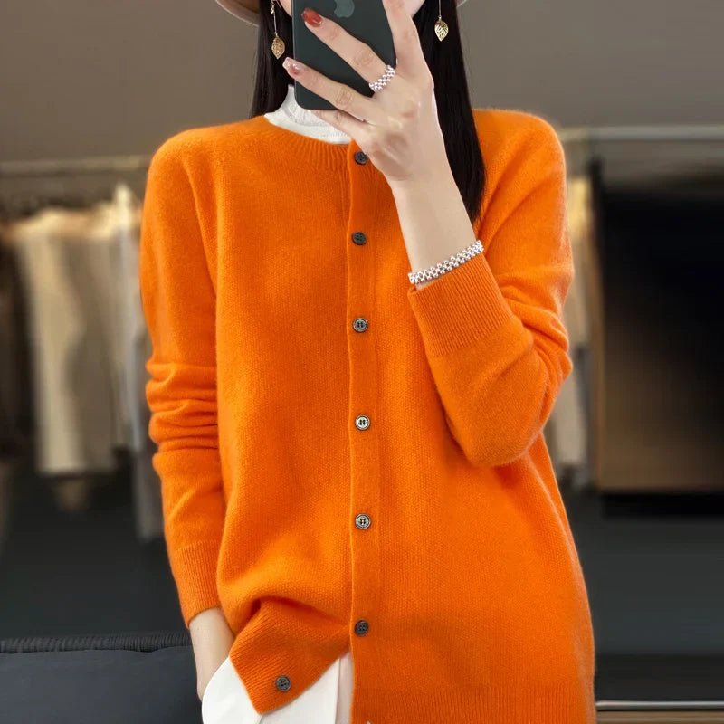 WW | Women's Pure Merino Cashmere Cardigan