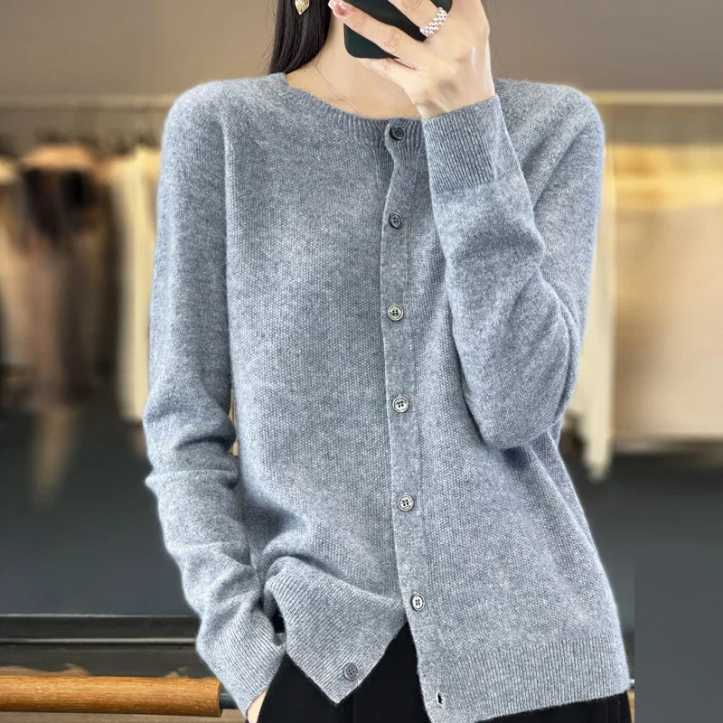 WW | Women's Pure Merino Cashmere Cardigan