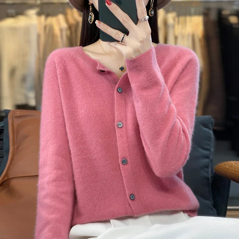 WW | Women's Pure Merino Cashmere Cardigan