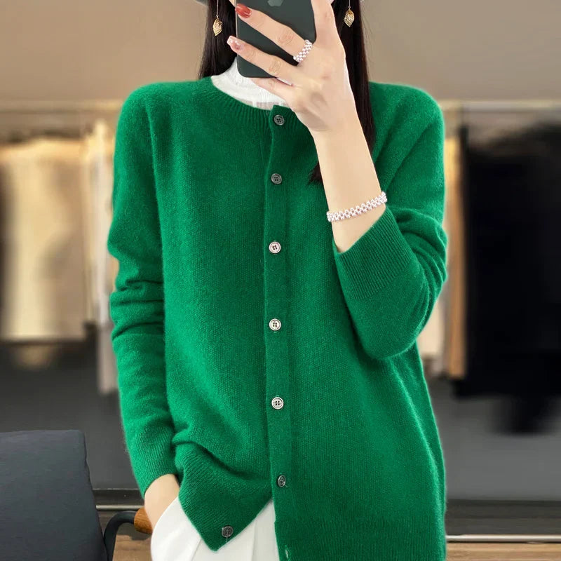 WW | Women's Pure Merino Cashmere Cardigan