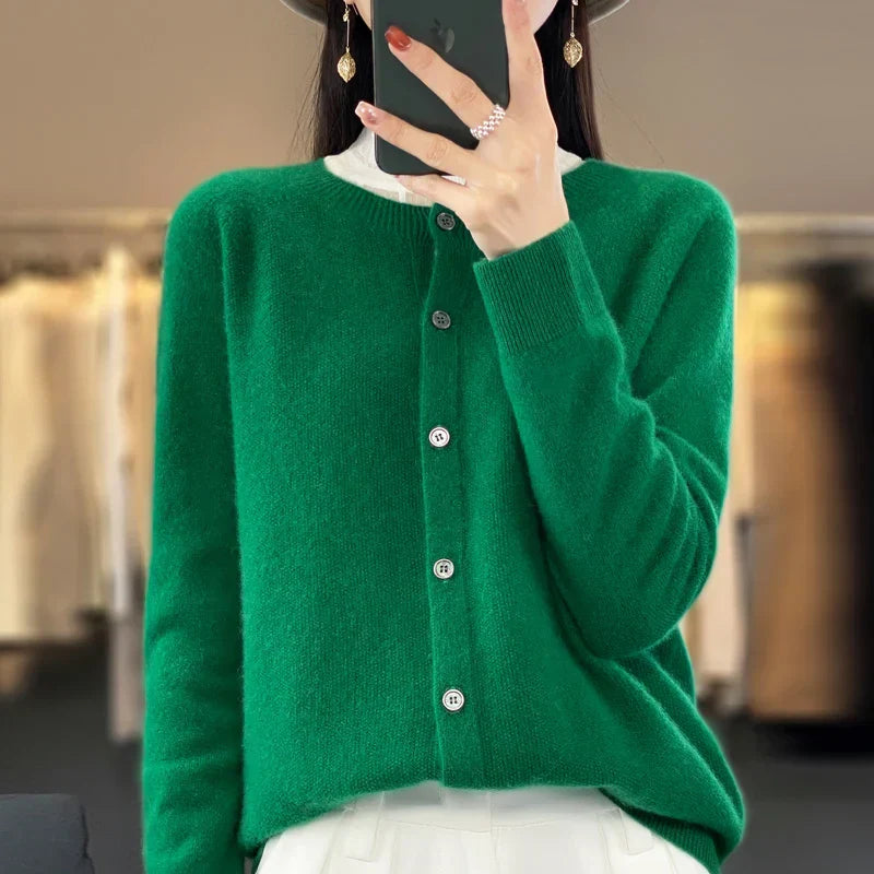 WW | Women's Pure Merino Cashmere Cardigan