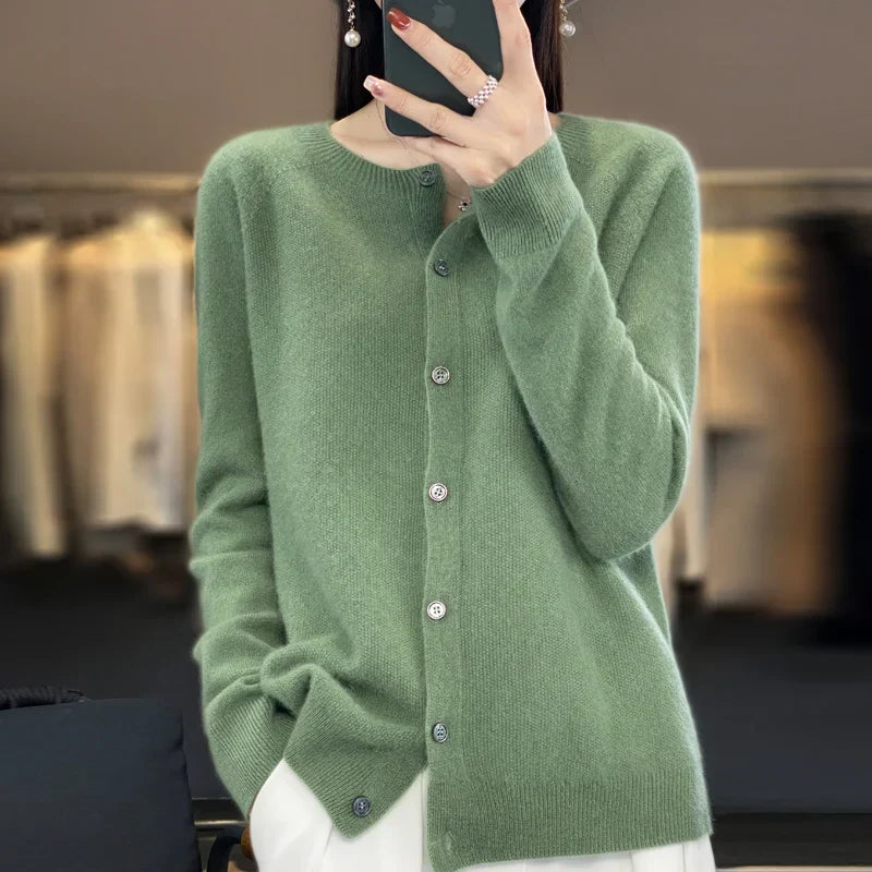 WW | Women's Pure Merino Cashmere Cardigan