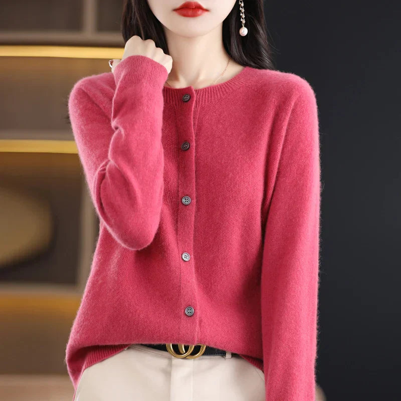 WW | Women's Pure Merino Cashmere Cardigan