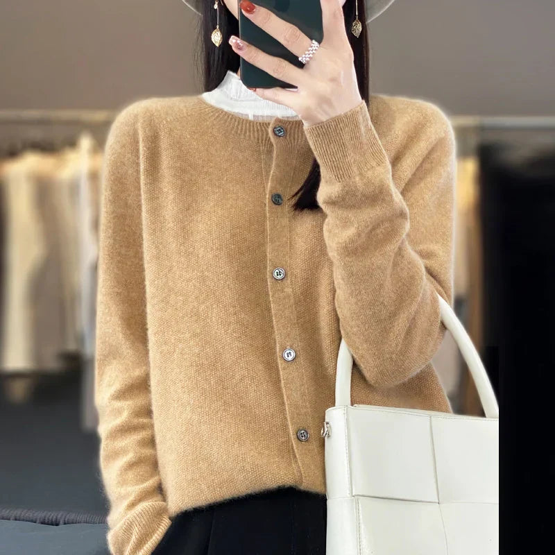 WW | Women's Pure Merino Cashmere Cardigan