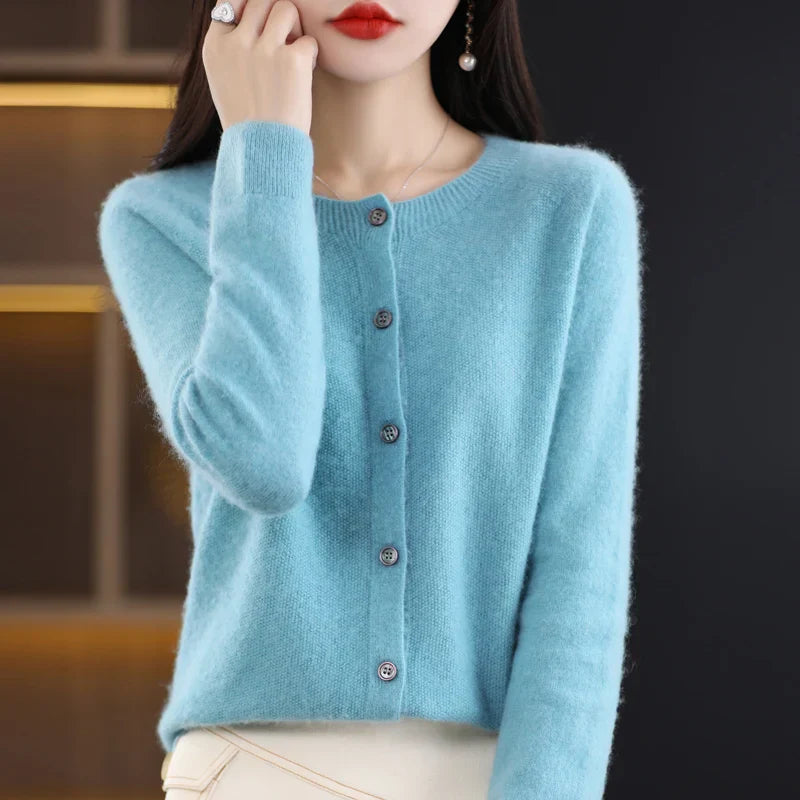 WW | Women's Pure Merino Cashmere Cardigan