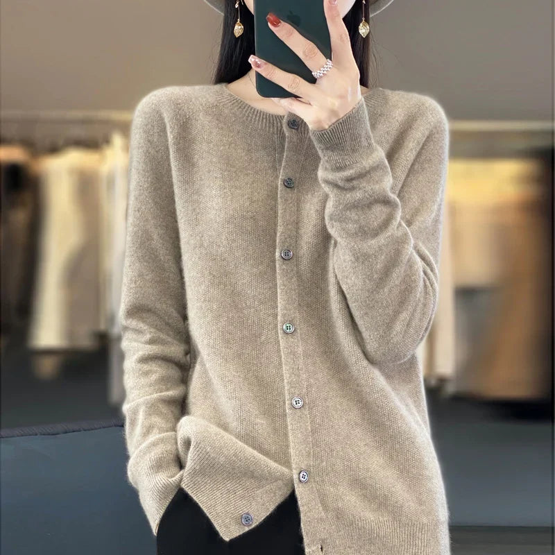 WW | Women's Pure Merino Cashmere Cardigan