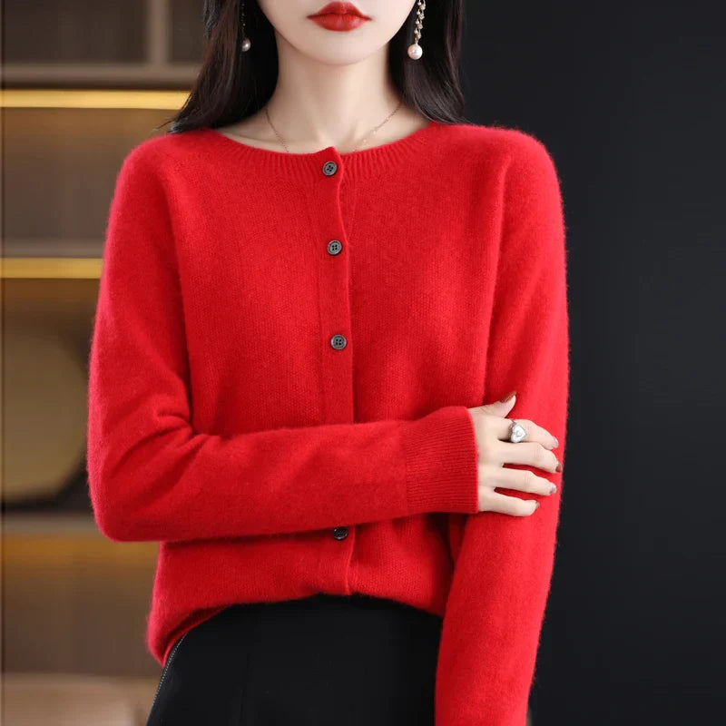 WW | Women's Pure Merino Cashmere Cardigan
