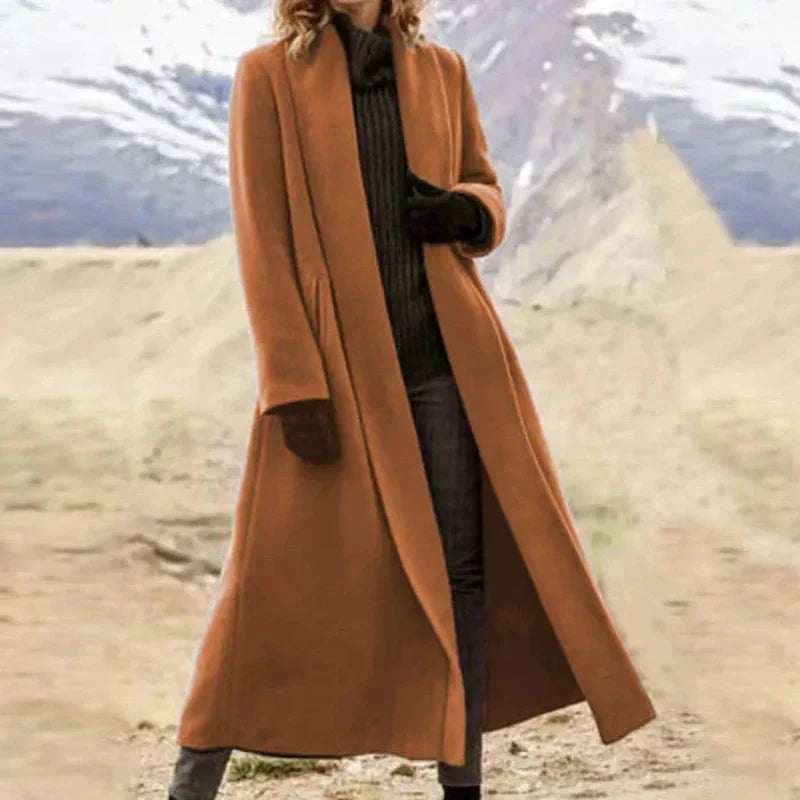 WW | Langer und zeitloser Wollmantel für eleganten Stil