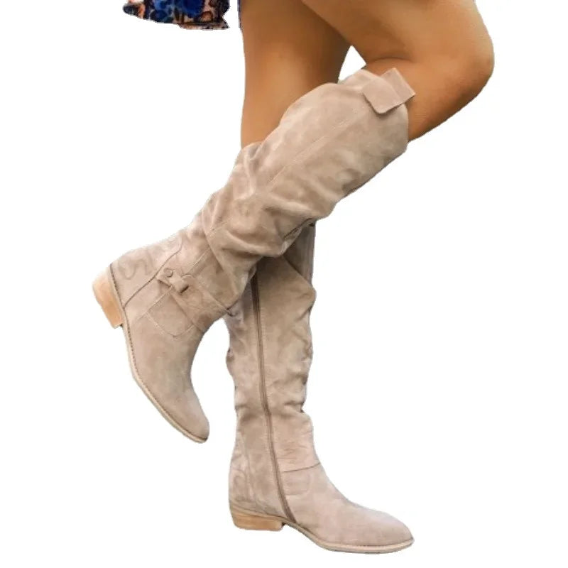 WW | Schicke Retro-Suede-Stiefel für stilvolle Winterlooks