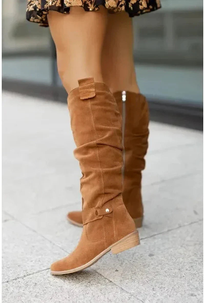 WW | Schicke Retro-Suede-Stiefel für stilvolle Winterlooks