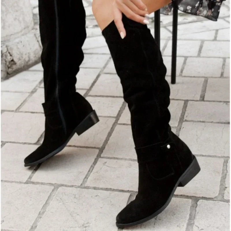 WW | Schicke Retro-Suede-Stiefel für stilvolle Winterlooks