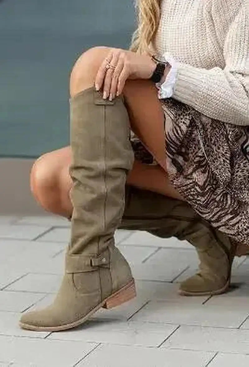 WW | Schicke Retro-Suede-Stiefel für stilvolle Winterlooks