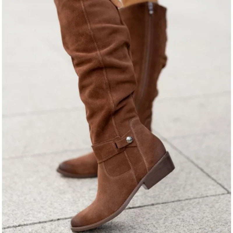 WW | Schicke Retro-Suede-Stiefel für stilvolle Winterlooks