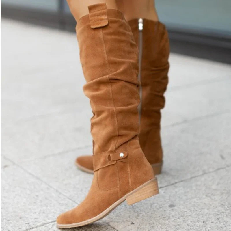 WW | Schicke Retro-Suede-Stiefel für stilvolle Winterlooks