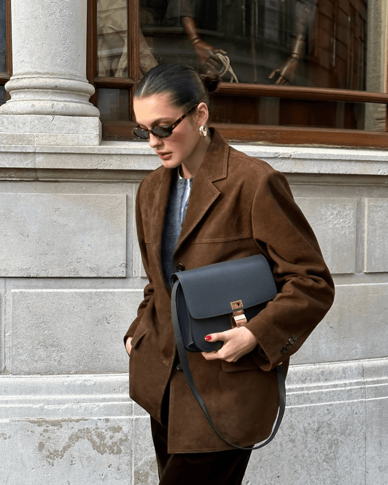 WW | Zeitloses Wildleder-Blazer mit vintage Charme