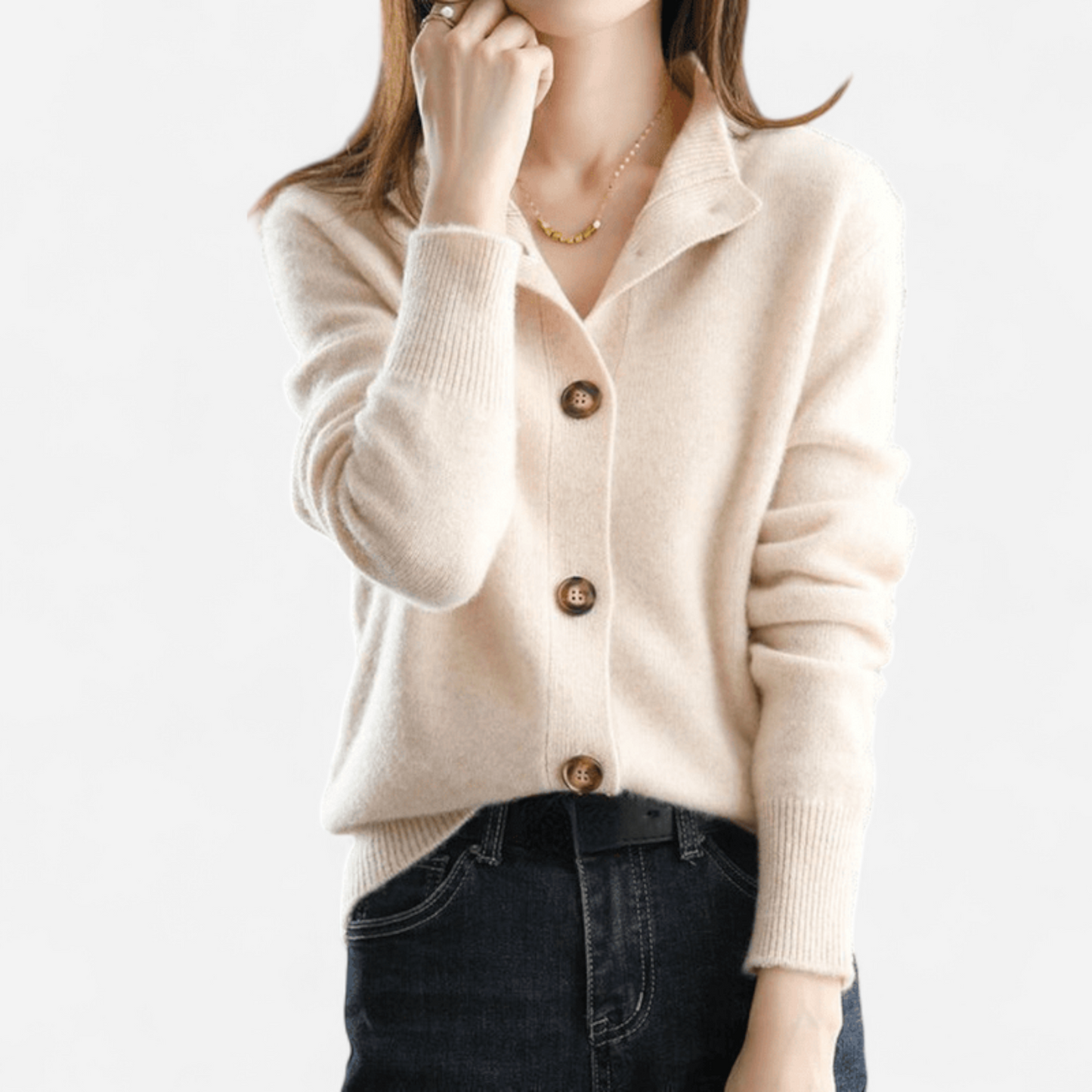 WW | Luxuriöse Kaschmir Strickjacke für ultimativen Komfort