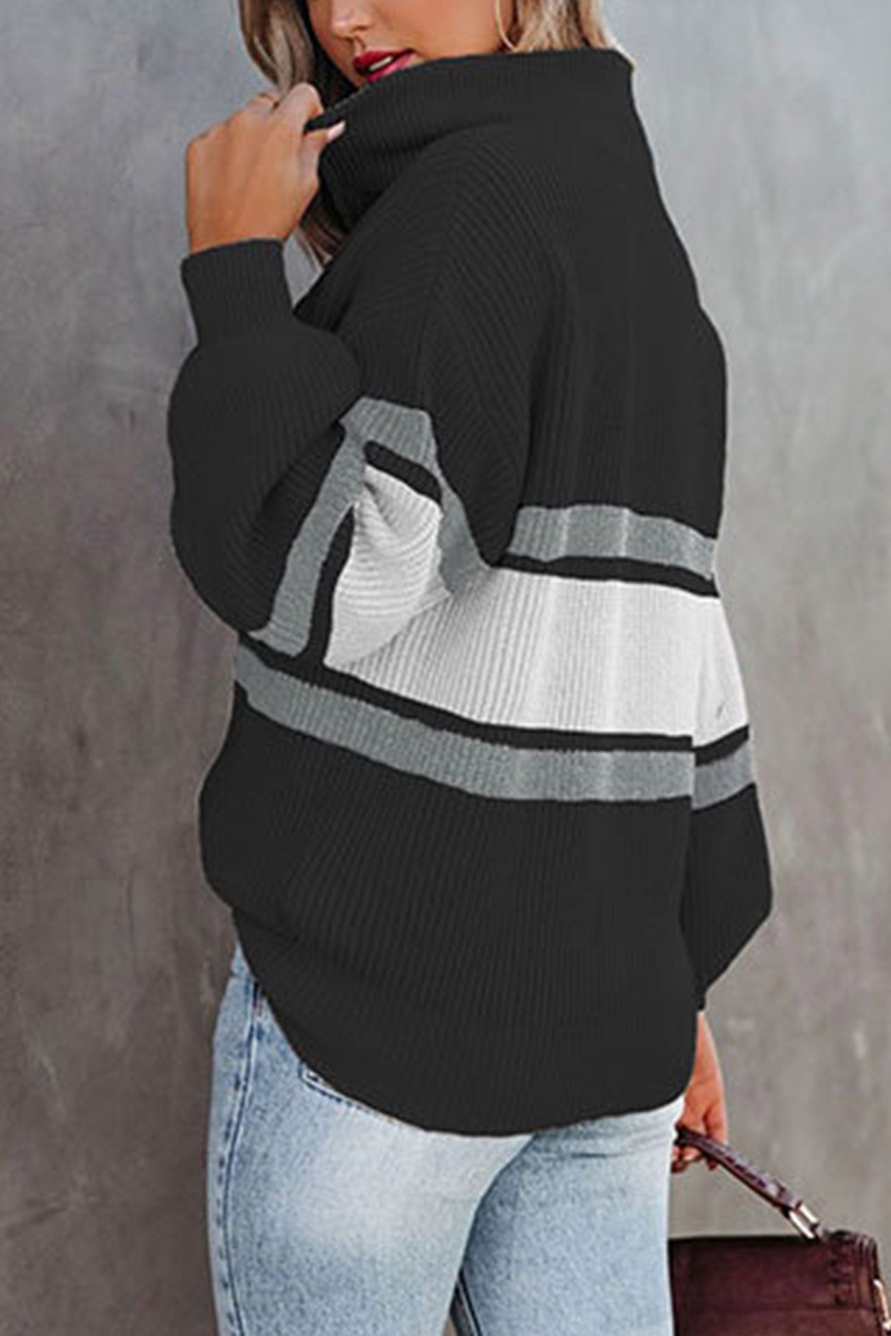 WW | Elegant Women's Cotton Half-Zip Pullover – Warm & Comfortable