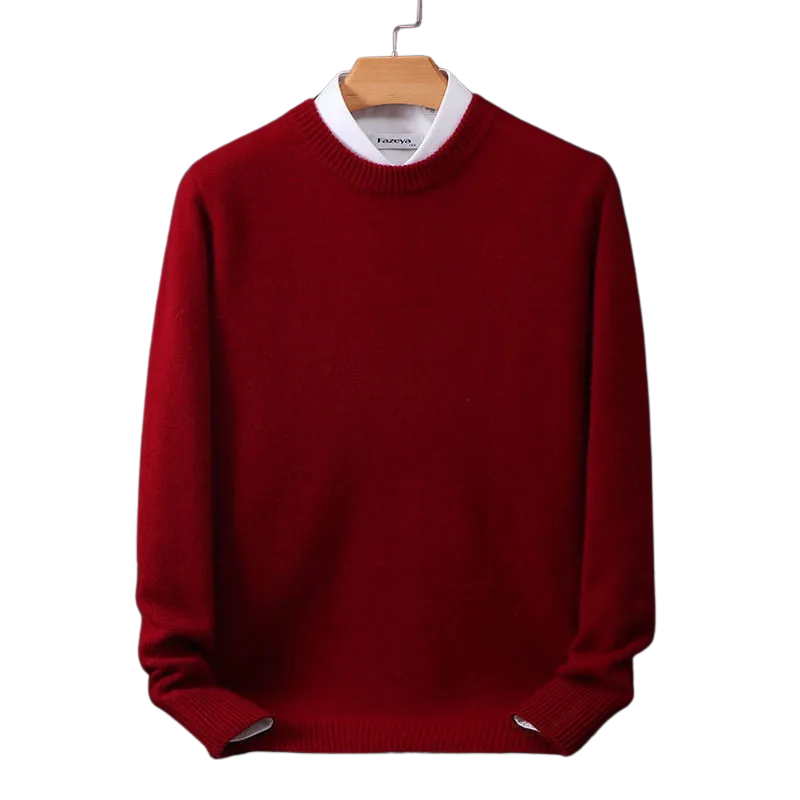 WW | Eleganter klassischer Rundhalsausschnitt Pullover