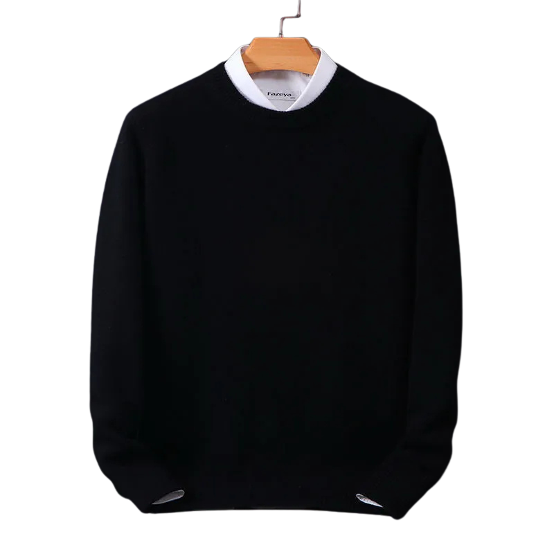 WW | Eleganter klassischer Rundhalsausschnitt Pullover