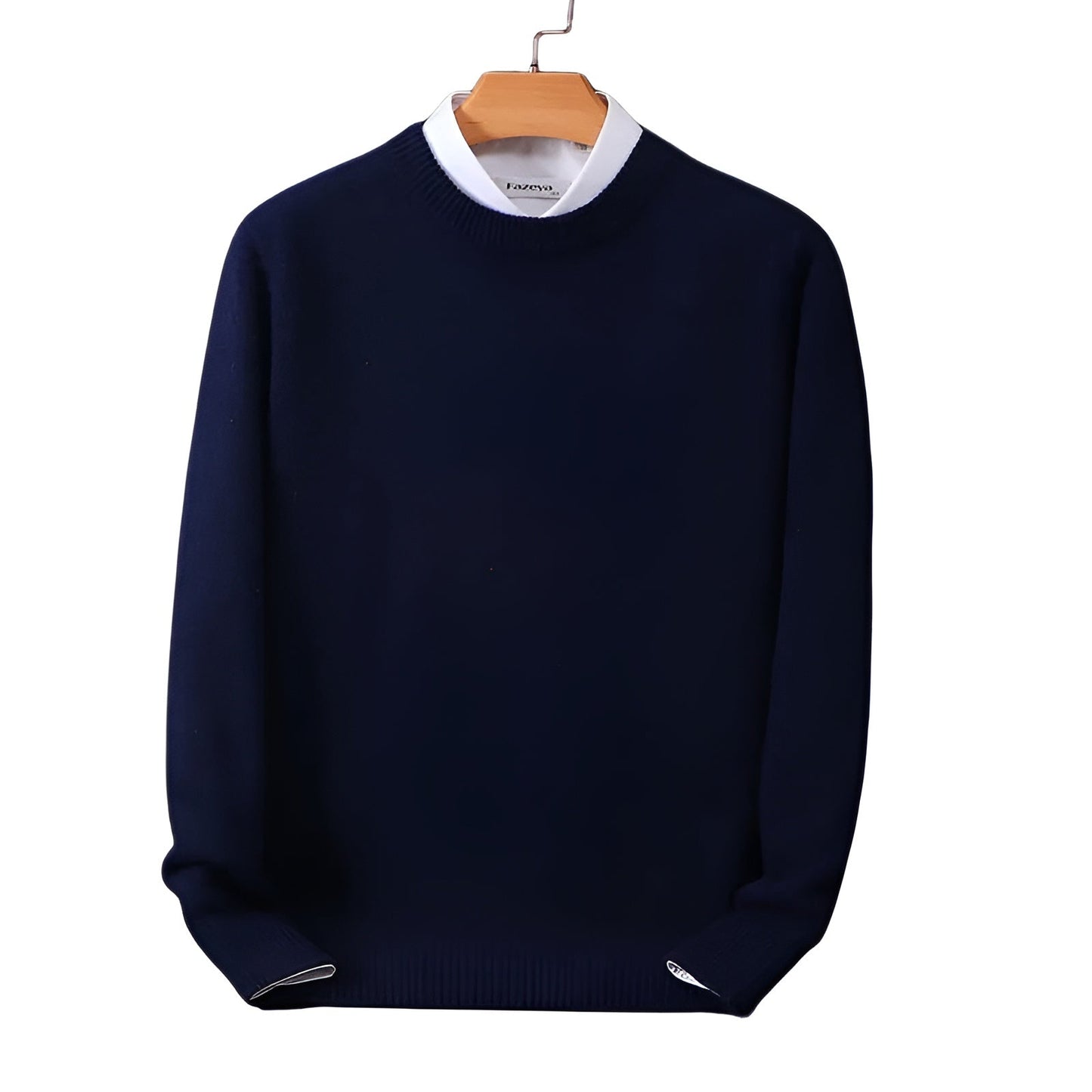 WW | Eleganter klassischer Rundhalsausschnitt Pullover